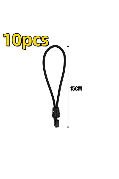 Choice4 15cm-10pcs 5/10/50Pcs Bungee Cord High Elasticity Expander with Hooks...
