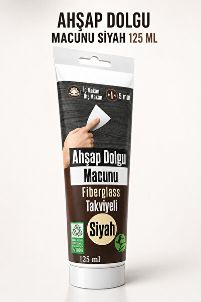 NZB SİYAH Renk Ahşap Parke Tamir Macunu Mobilya Masa Dolgu Çatlak Çizik Gider...