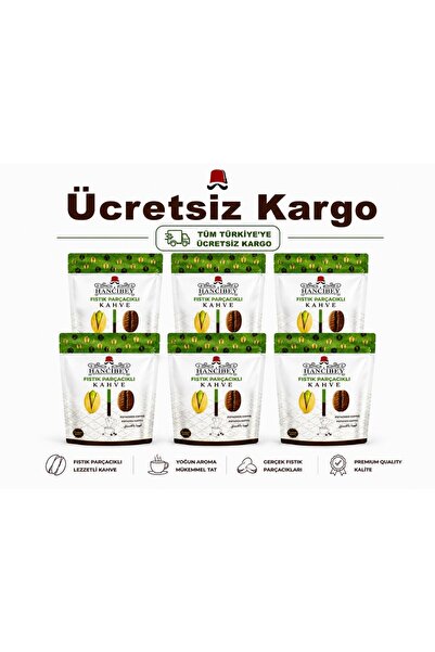 6' lı Fıstık Parçacıklı Kahve 150g
