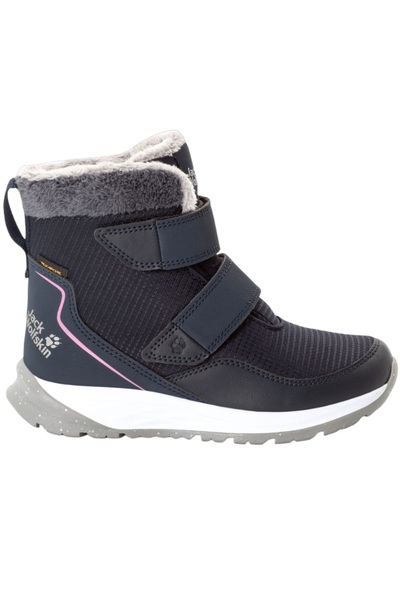 Jack Wolfskin Ghete impermeabile pentru copii Polar Wolf Texapore Mid VC-Bleu...