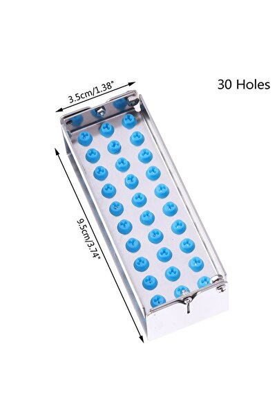 choice2 30 Holes 8/12/30 Holes Dental Bur Holder Autoclave Sterilizer Case En...