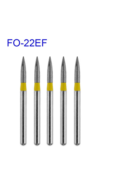 Choice20 FO-22EF 5pcs/pack FO Series Flame Ogival End Dental Diamond Burs Den...