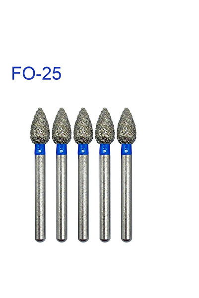 Choice13 FO-25 5pcs/pack FO Series Flame Ogival End Dental Diamond Burs Denta...