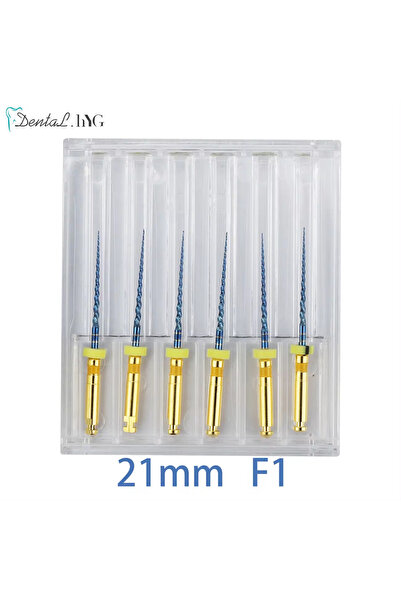 choice2 Size 21mm F1 Dental Root Canal File Gold Endo Rotary Super Files Gold...