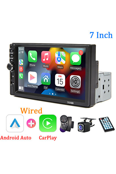 Choice5 Radio D-CP-CAM-SWC Hippcron 7“ Car Radio 1 Din Multimedia Player Supp...
