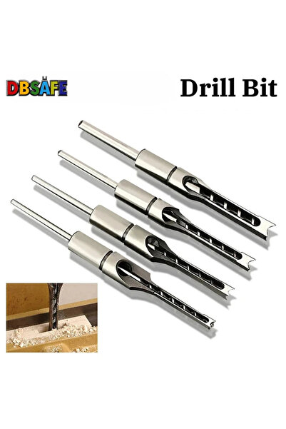 Choice 6 8 10 12mm 1-4pcs HSS Square Hole Drill Woodworking Drill Tools Auger...
