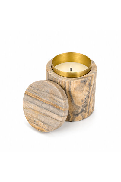Blends Scented Glass Tin Candle Rose