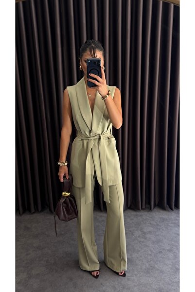 ZF BUTİK BIRDLE VEST PANT SET