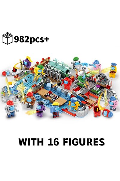 choice2 982pcs Space Werewolf Killing Building Block MOC Sets Ghost Dinting G...