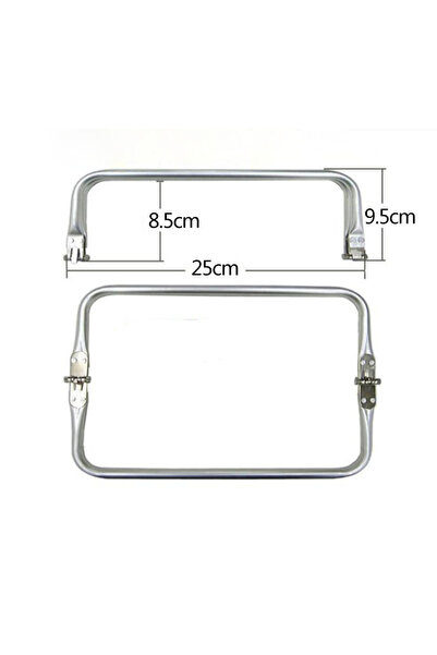 Choice 25cm-10pcs 10Pcs 20-30Cm Silver Metal Frame For Purse Doctor Aluminium...