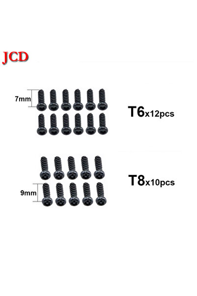 JCD T6 T8 9mm T8 Screws Head 7mm T6 Screw Set For Xbox One Controller Gamepad...