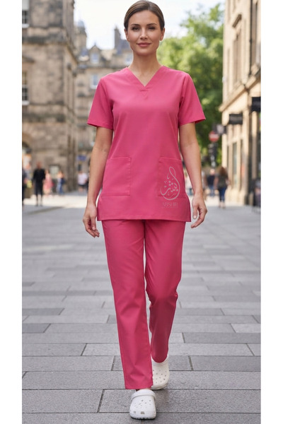 ABSHIR Professional Housemaid/Baby sitter/Khadama/Nanny Uniform Set,SHORT Sle...