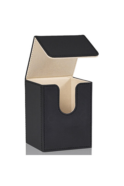Choice13 Black-Sand Card Deck Box, Card Storage Box Holds 100+ Single Sleeved...