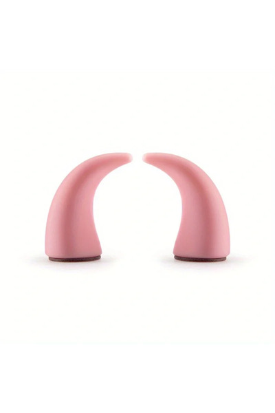 Choice Pink 2pcs Car Mini Steering Wheel Devil Corner Decorative Sticker Cute...