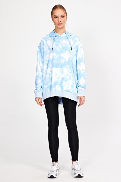 ALEXANDERGARDI BATHY PATTERNED HOODED OVERSIZE SWEATSHIRT (UN-757A07)