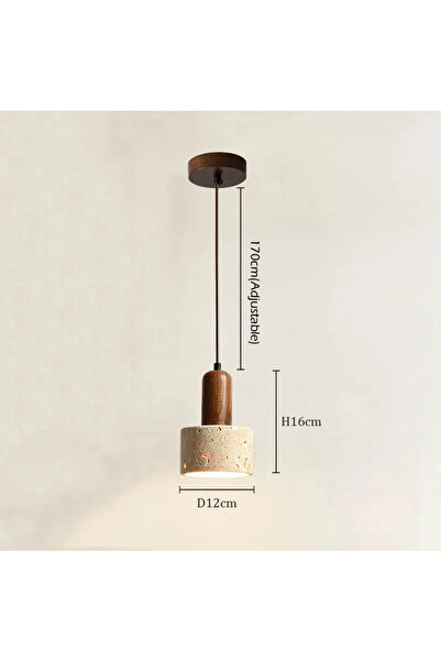Choice warm white yellow stone Modern Popular Wabi Sabi Travertine Droplight ...