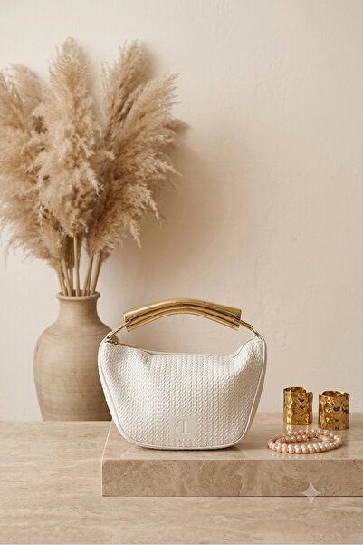 Gogoey Wicker Ultra Luxury Gold Buckle Trendy Fashion Women's Bag