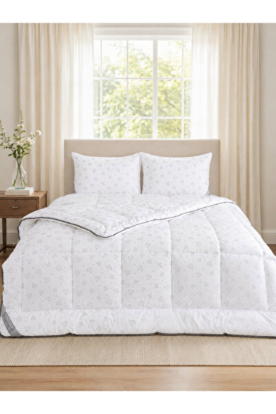 homewell Diamond Desenli %100 Saf Bambu Çift Kişilik Yorgan Hipoalerjenik