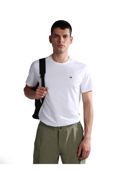 Napapijri SALIS SS SUM NP0A4H8D002-002 Λευκό L