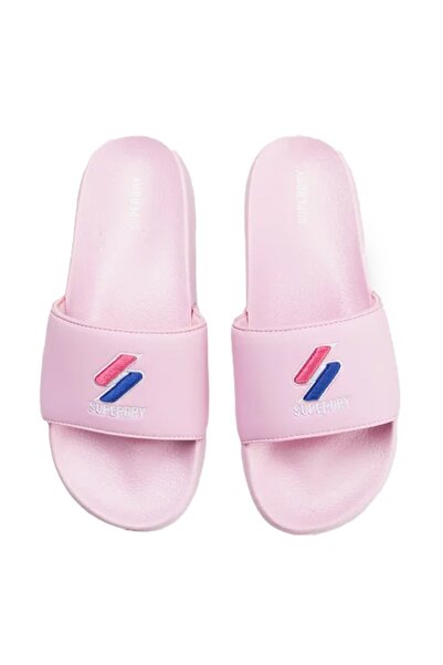 SUPERDRY SDCD CODE ESSENTIAL POOL SLIDE WF310158A-5YA Ροζ