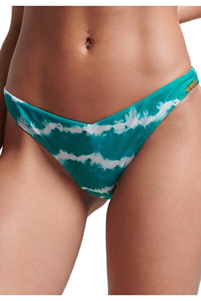 SUPERDRY D2 SDCD CODE Μπικίνι Σλιπ Τάι-Ντάι W3010369A-8QF Τυρκουάζ