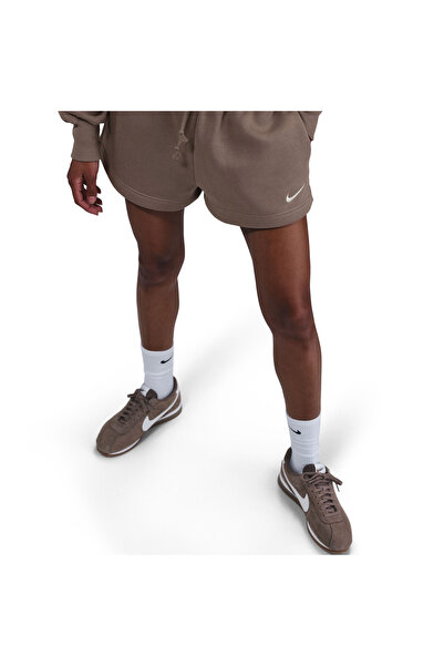 Nike W NSW PHNX FLC HR SHORT FD1409-233 Μπεζ