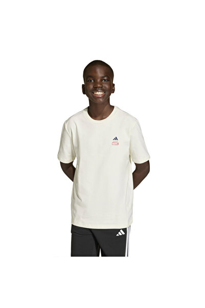 adidas Αθλητικά ρούχα J MRVL SM GFX T JZ3555 Εκρού