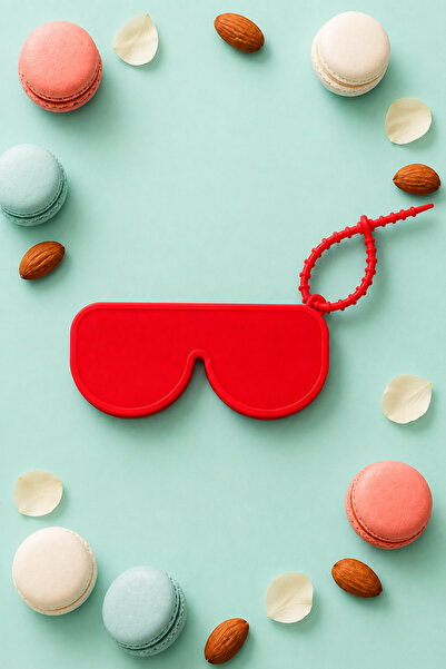 Meleni Home Striped Foldable Silicone Glasses Case - Hangable Eyewear Carryin...