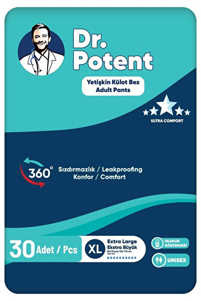 DR POTENT Dr.Potent Xlarge (XL) Size Absorbent Extra Large Panties Patient Di...