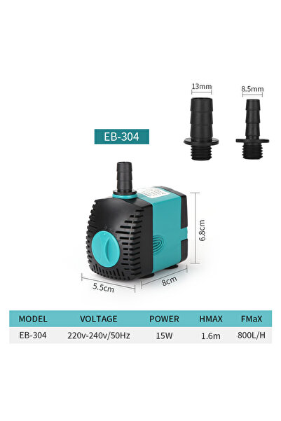 Choice9 AC220-240V 50Hz EB304 - 15W Fish Tank Fountain Energy-saving Aquarium...