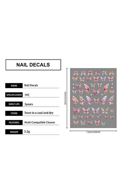 Choice5 Nail Decals 10Pcs/Set DIY Nail Art Graffiti Pen Nail Polish Pens Draw...