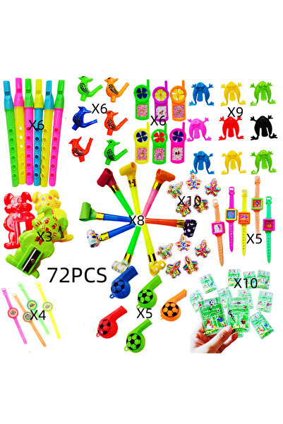 Choice 72PCS 72 Pieces Kids Birthday Party Pop Pinata Stuffed Baby Shower Set...