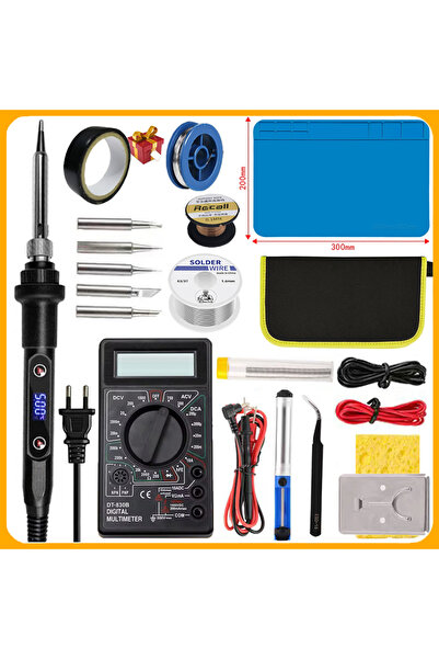 Choice1 Kits-EU Plug-220V 19-IN-1 Electric Soldering Iron 80W LCD Digital Dis...