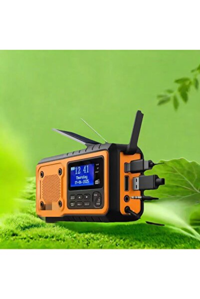 Choice1 fantastic Survival Flashlight Crank Charging Solar Radio DAB+FM BT Em...