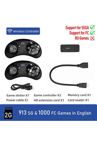 Choice 900 With FC game DATA FROG 4k 16-bit Wireless Retro Video Game Console...