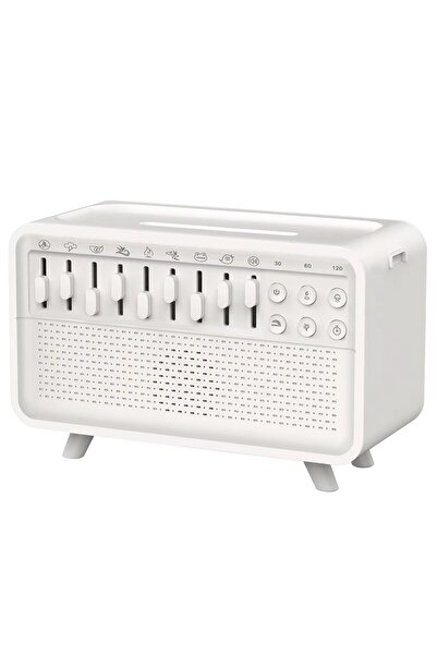 Choice WHITE 4 in 1 HIFI Bluetooth Speaker LED White Noise Speaker White Nois...