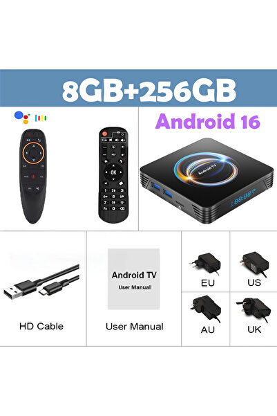 Choice26 جهاز استقبال تلفزيوني ذكي X66 بنظام أندرويد 16، ذاكرة 8 جيجابايت + 2...