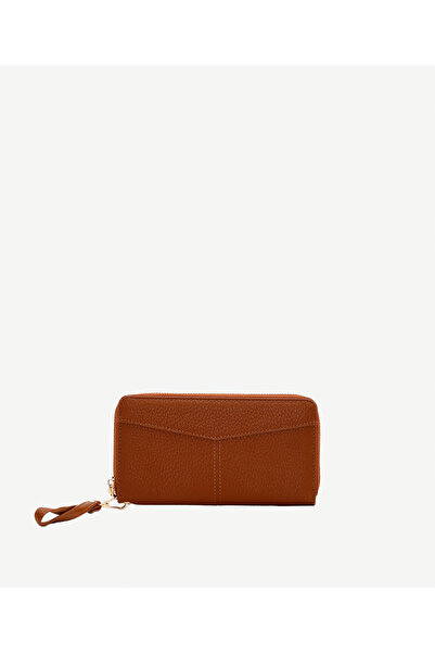 Yargıcı Textured Zippered Large Wallet