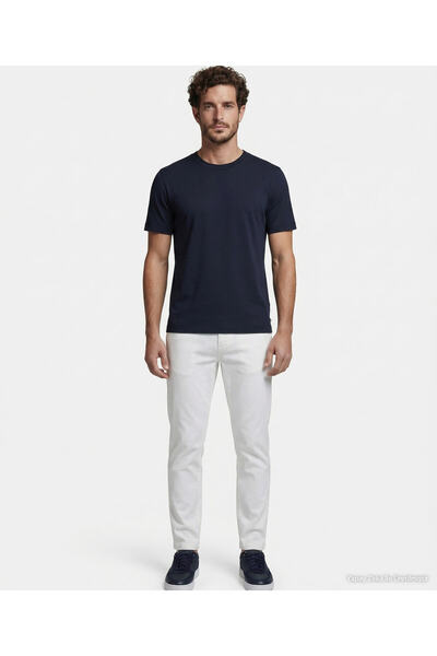 Yargıcı Regular Crew Neck Short Sleeve Sweater