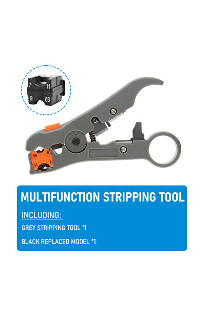 Choice Grey with Model Network Stripper Tool Coaxial Cable Wire Cutter Stripe...