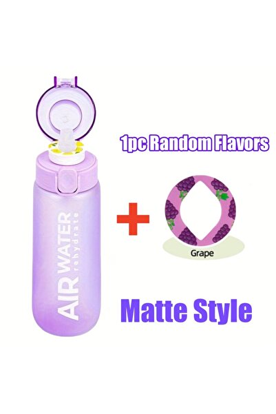Choice 750ml 1 ring Matte Purple 750ml/25oz Fruit Flavor Water Bottle 0 Sugar...