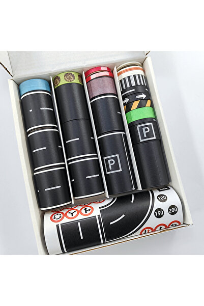 Choice black 28 Rolls+9 Traffic Game Scene Application stickers, 118.1 Inches...