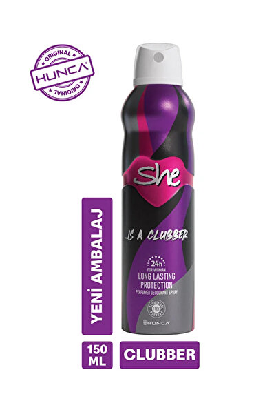 She Is Clubber 150 ml Kadın Deodorant