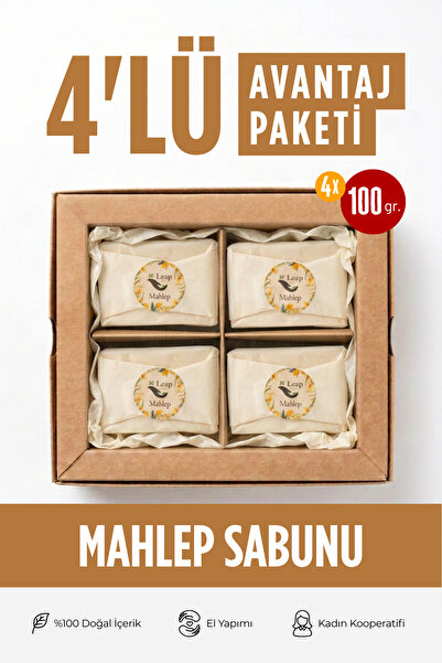 Mahlep Sabunu 4'lü Ekonomik Paket | 4x100 gr