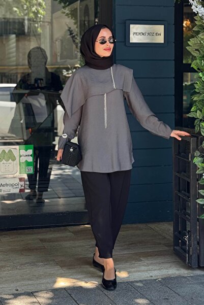 NAKİ & MASCARA Tunik 26MY2131 Gri