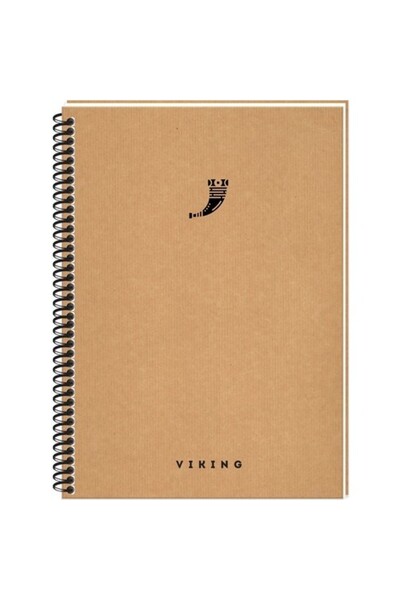 KESKİN COLOR La Plume Viking 17X24Cm 100 Sheets Ruled Spiral Bound Hard Cover...