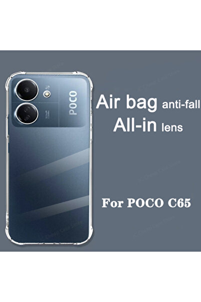 Choice For Xiaomi POCO C65 clear Transparent Case For POCO C65 Case 5G Silico...