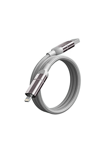 Choice 1m Grey 4 in 1 PD Magnetic Suction Anti Winding USB C To C Fast Charge...