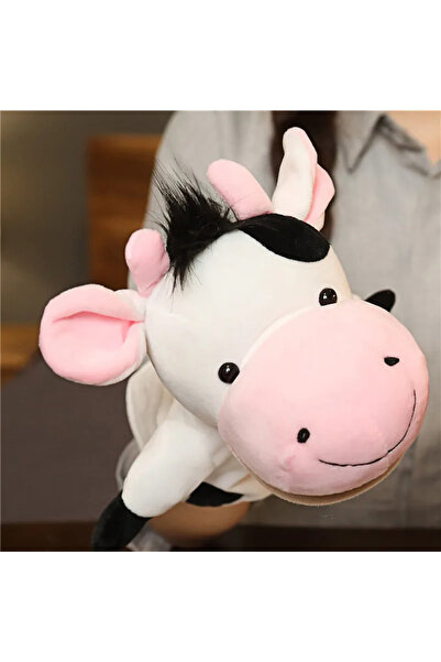 Choice 25-27cm Cow Stuffed Plush Animals Toys Hand Finger Story Puppet Kawaii...