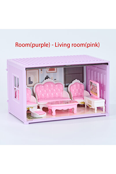 Choice7 مجموعة ألعاب مطبخ محاكاة منزلية من P-Livingroom بمقياس 1:12، أثاث بيت...